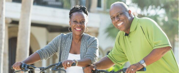 senior-couple-riding-bicycles